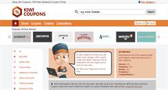 Desktop Screenshot of kiwicoupons.net